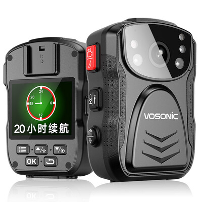

Qunhua VOSONIC D5 upgrade version of the law enforcement recorder super long 20 hours continuous video 1296P infrared night vision built-in 128G