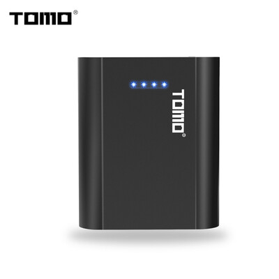 

TOMO P4 18650 Li-ion Battery Charger Micro USB Input Dual Output Smart Power Bank Portable Charger for Cellphones