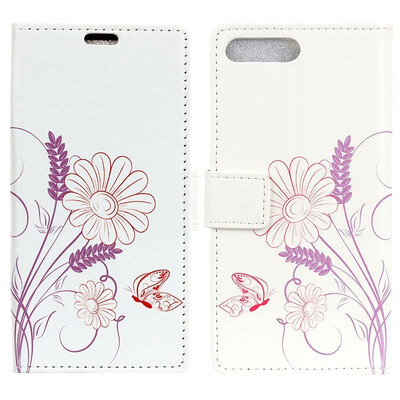 

MOONCASE Oppo R15 Neo Painted Leather Case - Pansy