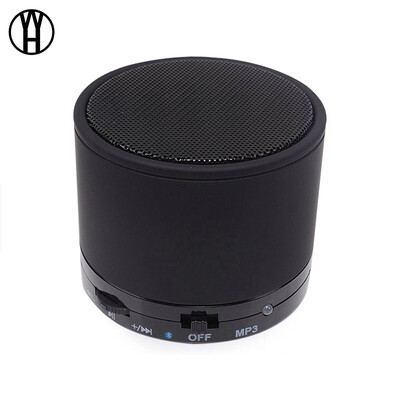 

WH S10 Speakers Mini Wireless Bluetooth Speaker for Phone PC with Mic Subwoofer Bluetooth Handsfree TF AUX Music Player Box