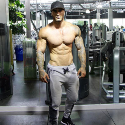 

Men Sport Pants Long Trousers Tracksuit Fitness Joggers Gym Sweatpants ZM