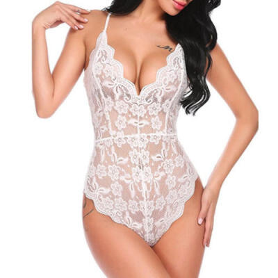 

Lingerie Lace Dress Babydoll Women Underwear Nightwear Sleepwear Plus Size -XL