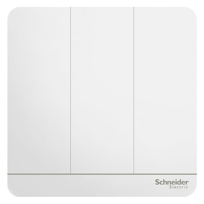 

Schneider (Schneider) switch socket switch panel four open dual control switch 16A is still series mirror porcelain white