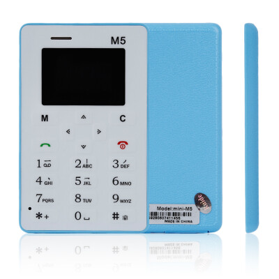 

Ultra Thin Card Pocket Mini Mobile Phone Dual Band Low Radiation for Kids