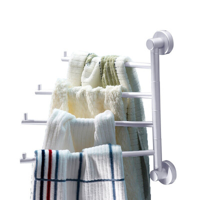 

Cobbe Space Aluminum Towel Rack Shelf Wall Hanging Towel Rack Bathroom Bathroom Pendant