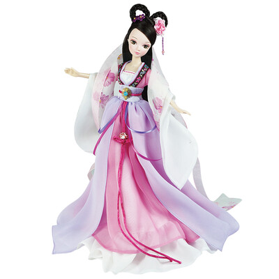 

can children doll (Kurhn) seven fairies series blue fairy costume doll Barbie doll girl toys birthday gift 10 joint body 1141