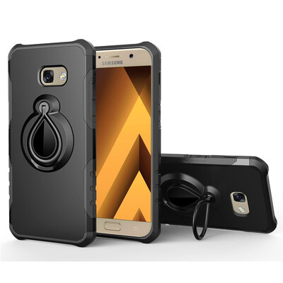 

Fivice Samsung Galaxy A5 2017 Case TPU Water Drop Ring Stand Car Power Magnetic Drop-proof Phone Case