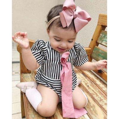 

Cotton Infant Newborn Baby Girl Romper Bodysuit Jumpsuit Clothes Outfits 0-24M