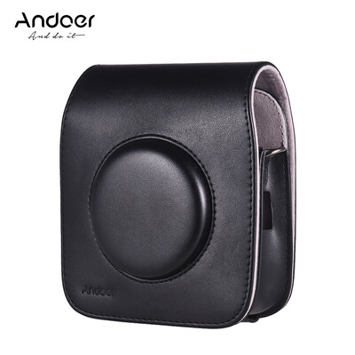 

Andoer SQ10 Camera Case Bag PU Leather Protection Camera Bag with Adjustable Shoulder Strap for Fujifilm Instax SQ10 Camera 3 Col