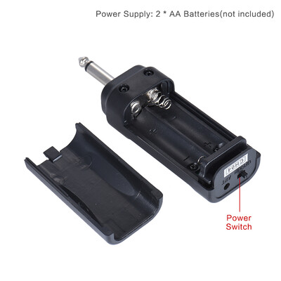 

ammoon Portable Wireless Audio Transmitter Receiver System for Electric Guitar Bass Electric Violin Musical Instrument