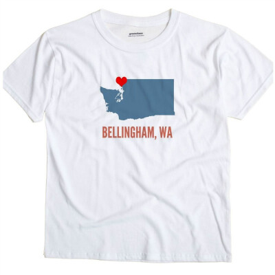 

Bellingham Washington WA HEART Unisex Souvenir T Shirt