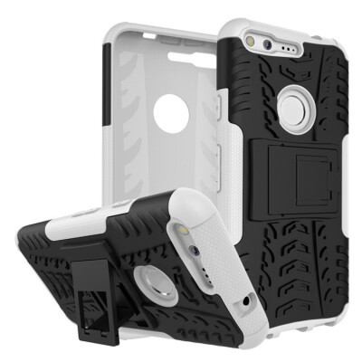 

Fivice Google Pixel Case TPU anti-fall tire pattern back clip bracket phone case