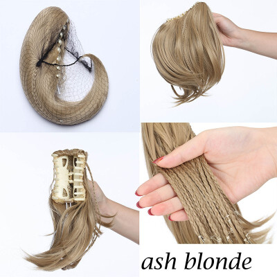 

Adjustable Messy Style Ponytail Hair Extension with Jaw Claw Synthetic Hair-Piece&Braids Ponytail hair