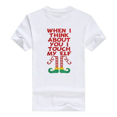 

Christmas Raglan Touch My Elf Holiday Sleeve Mens T-Shirt
