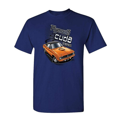 

Barracuda Plymouth HEMI CUDA Licensed Dodge - Mens Cotton T-Shirt