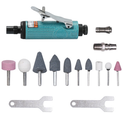 

16pcs Metal Engraving Polishing Machine Air Die Grinder Grinding Mill Kit Pneumatic Tool Suit