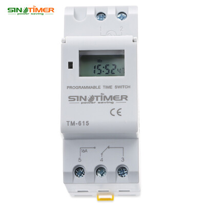 

SINOTIMER 220V LCD Digital Programmable Control Power Timer Switch Time Relay
