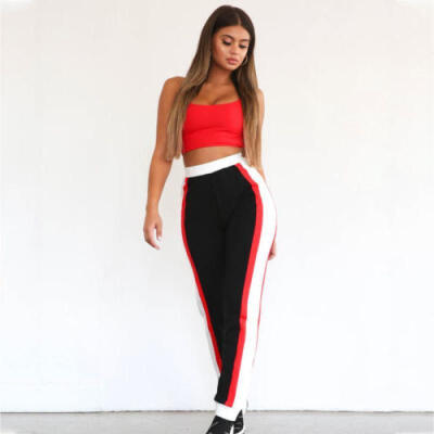 

Womens Ladies Joggers Tracksuit Bottoms Trousers Slacks Gym Jogging Sweat Pants