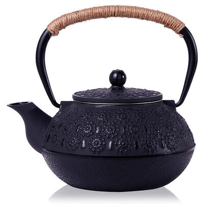 

UpperX Japanese Cast Iron Teapot Kettle with Infuser Strainer Cherry Blossoms 30 Ounce 900 ml