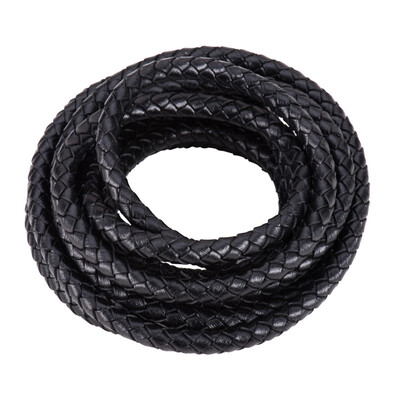 

PH PANDAHALL Braided Genuine Leather Cord for Bracelet Necklace Making