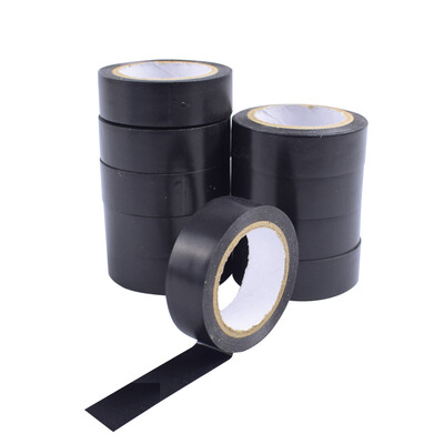 

Fuxing FX503 PVC electrical insulation tape electrical tape black electrical tape high temperature lead-free flame retardant tape 10 m 10 package