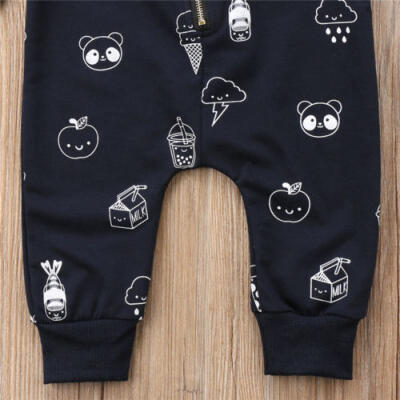 

Newborn Baby Boys Girls Infant Romper Hooded Jumpsuit Bodysuit Outfits Clothes