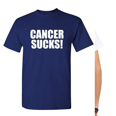 

Cancer Sucks - Fight find Cure Oncology - Mens Cotton T-Shirt