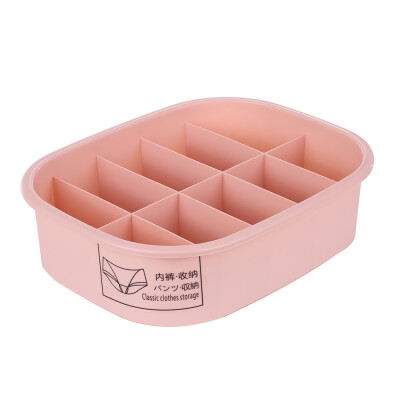 

Family Plastic Bra Undewear Socks Stackable Holder Multi-functional Storage Box Container Household Organizer for Cloth Drawer Div