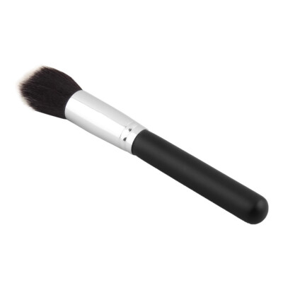 

NEW Soft Synthetic Large Cosmetic Blending Foundation Silver Makeup Brush