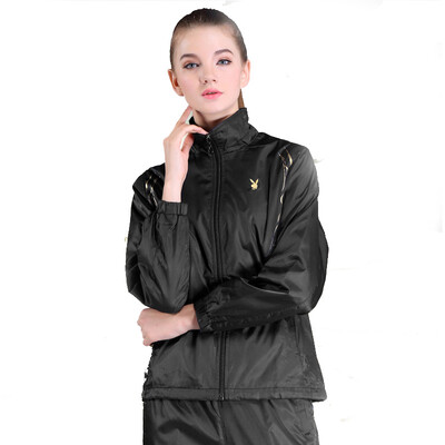 

Playboy (PLAYBOY) PB8200 fashion leisure sports ladies set black M