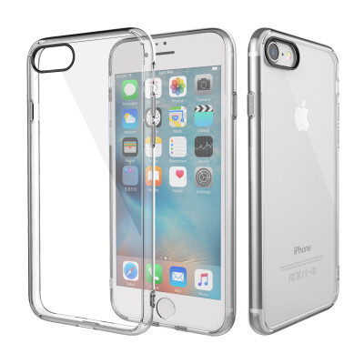 

Locke (ROCK) Apple 7plus / 8plus мобильный телефон оболочки iphone7 / 8plus защитная крышка тонкая всеохватывающая жесткая оболочка серия прозрачных