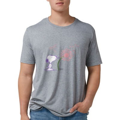 

CafePress - Snoopy - Dandelion - Mens Tri-blend T-Shirt