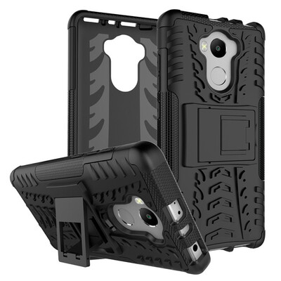 

Fivice Redmi 4 Case TPU anti-fall tire pattern back clip bracket phone case