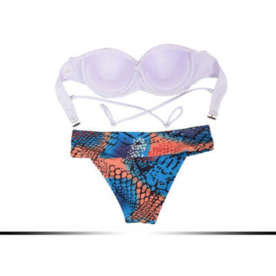 

Women Swimwear Bikini Set Push-up Padded Bra Beachwear Swimsuit Triangle Bathing