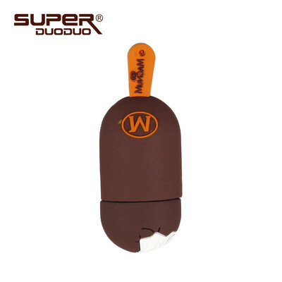 

Ice cream Lovely Usb flash drive 128gb 64gb pendrive 32gb 16gb memory stick high quality pen drive 8gb 4gb U disk free shipping
