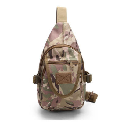 

Mens Military Crossbody Messenger Shoulder Backpack Sling Chest Bag Camo Design