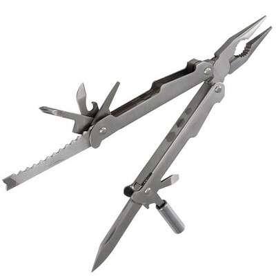 

Jingdong Supermarket Saituo SANTO 1294 multi-function clamp 9 in 1 steel forging outdoor folding tool pliers
