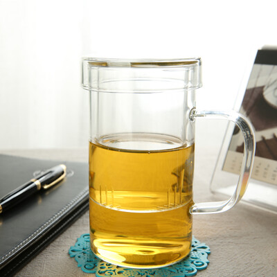 

Jingdong Supermarket Tea Tea Friends Tea Glass Tea Cup Cup Glass Cup With Tea Leak Three Cups jp-01 Intuition Cup