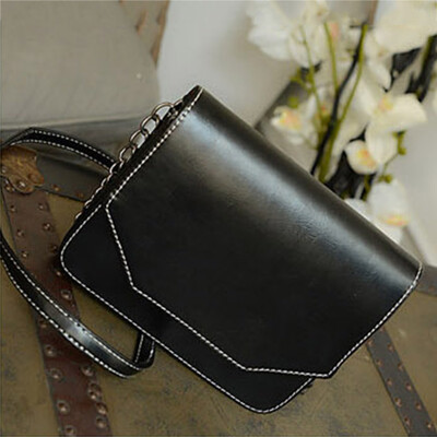 

Женщины Девушки Корейский Прохладный Урожай Жесткий кожи плеча Crossbody сумка сумки