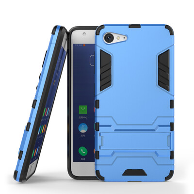 

MOONCASE Съемные 2 в 1 Гибрид Броня Корпус двухслойный Противоударно крышка Крышка со встроенным Kickstand для Lenovo ZUK Z2