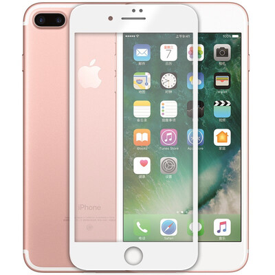 

KOOLIFE Apple, 7/8 полноэкранной крышка стеклянной мембрана Apple, телефон защитная пленки 8Plus полного покрытия применимого к белому iPhone 7PLUS -5.5 дюймов