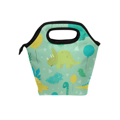 

Lunch Bag Tote Bag Cute Dinosaur Travel Picnic Organizer Lunch Holder Handbags Lunch Bag Box