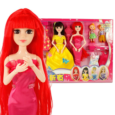 

Abbie 3D Lens Eyes with real Curl Eyelashes Doll Toys Clothes Gown Outfits&Shoes for Girls Birthday Party&Christmas Gift
