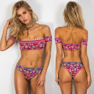 

USA Women Bikini Set Bandage Push-Up Padded Bra Swimwear Swimsuit Bathing Hot