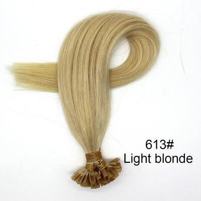 

Womens Fusion Pre Bonded UNAIL Kertain Tip Real Human Hair Extensions Straight Thick 1gs 50S