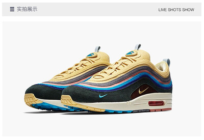 

Nike Air Max 971 Sean 2018 Summer New Man Running Shoes Comfortable Sneakers AJ4219-400