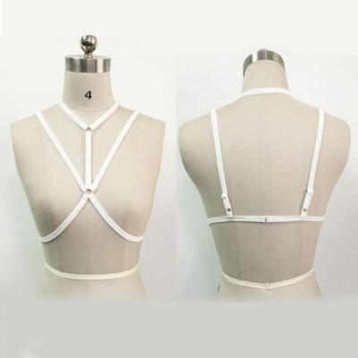 

New Sexy Womens Lingerie Hollow Cage Harness Bra Tops Push Up Bralette Bustier