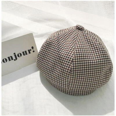 

Fashion Women Lattice Beret French Artist Warm Beanie Hat Winter Ski Cap New
