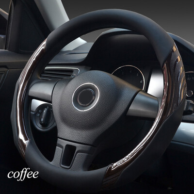 

Car interior accessories Steering Wheel Cover coffee red gray Multi-color fashion Antiskid design Protection Steering Wheels