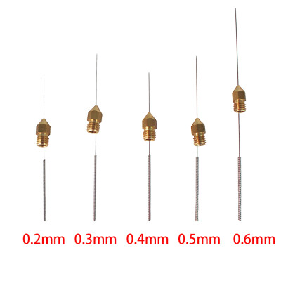 

3D Printer Nozzle Cleaning Kit Drill Bits Tool For Makerbot And Creality CR-10sAnet 10 PCS 02-06mm